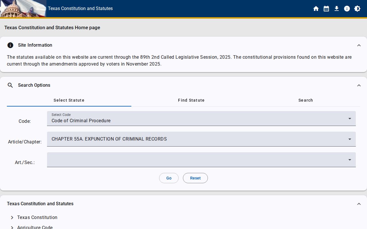Sherman County criminal record expunction law