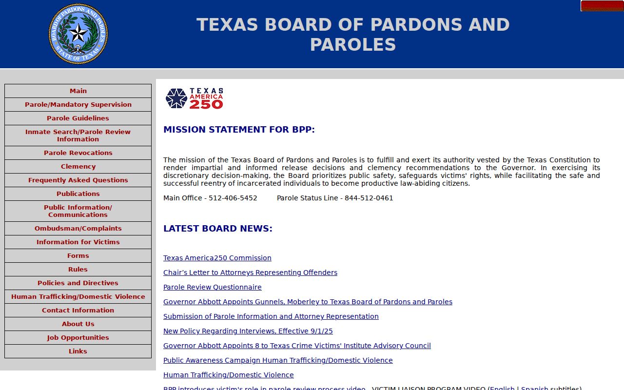 Sherman County criminal records state parole authority
